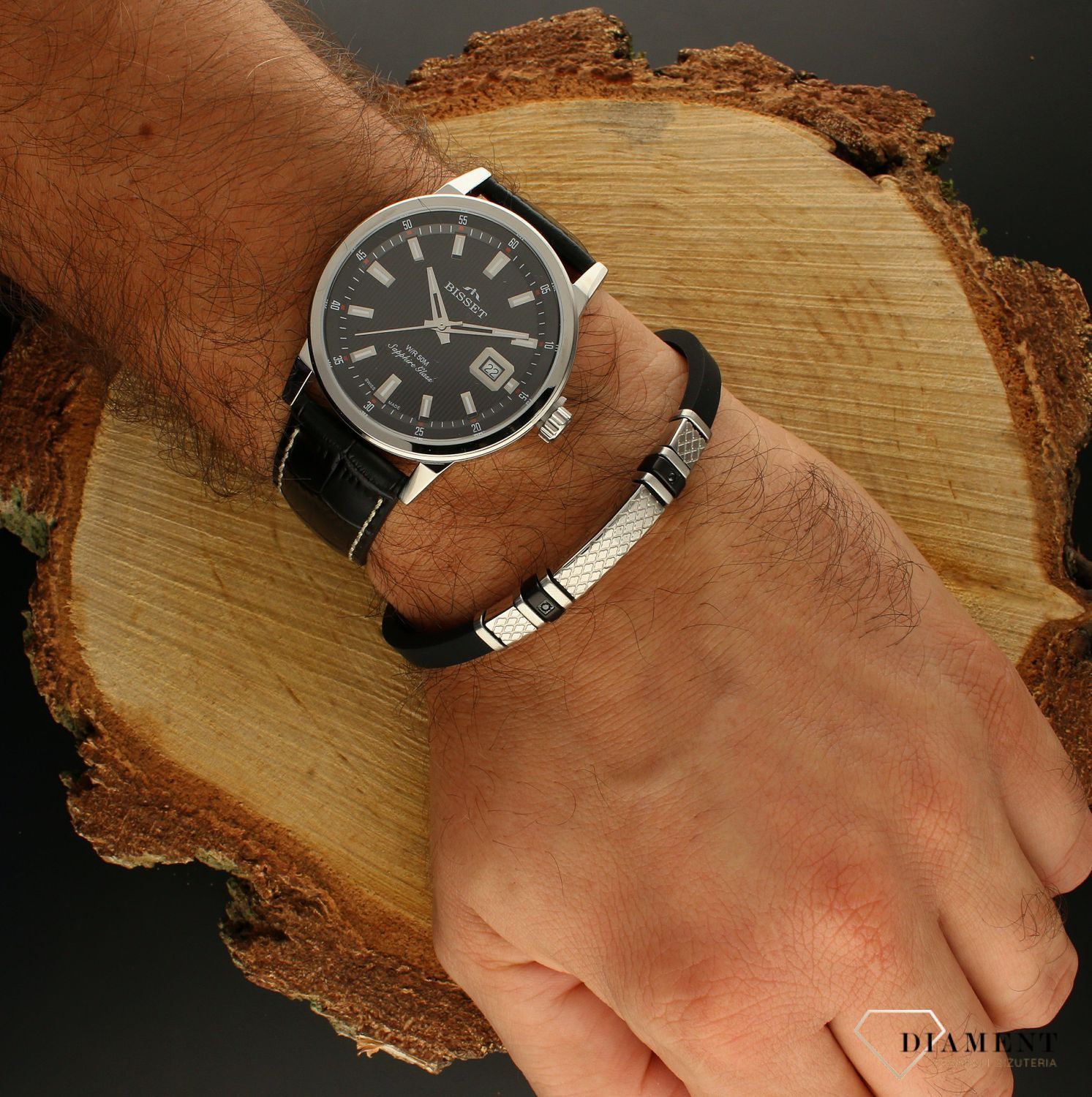 Bransoletka męska Nomination City kauczuk 'Grawerowane blaszki' 028809 015d.jpg